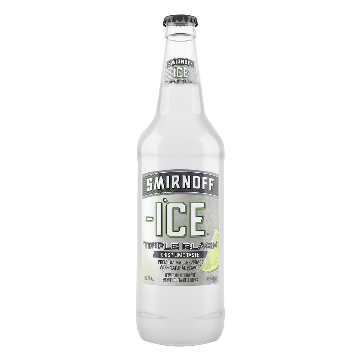 slide 1 of 3, Smirnoff Malt Beverage - Ice Triple Black, 24 oz