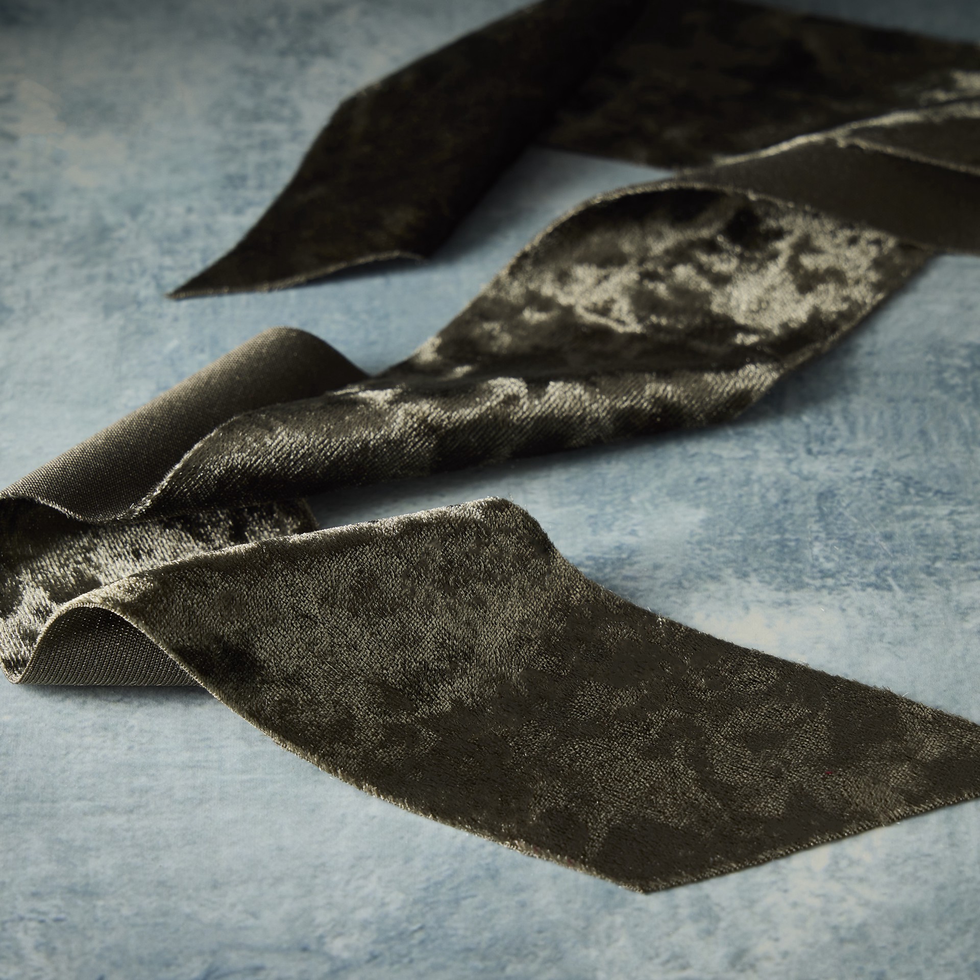 slide 2 of 2, 2" X 3yd. Green Velvet Ribbon By Celebrate It Classic, 2 in x 3 yd