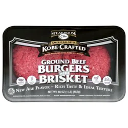Steakhouse Elite Kobe Crafted Brisket Burgers 8oz
