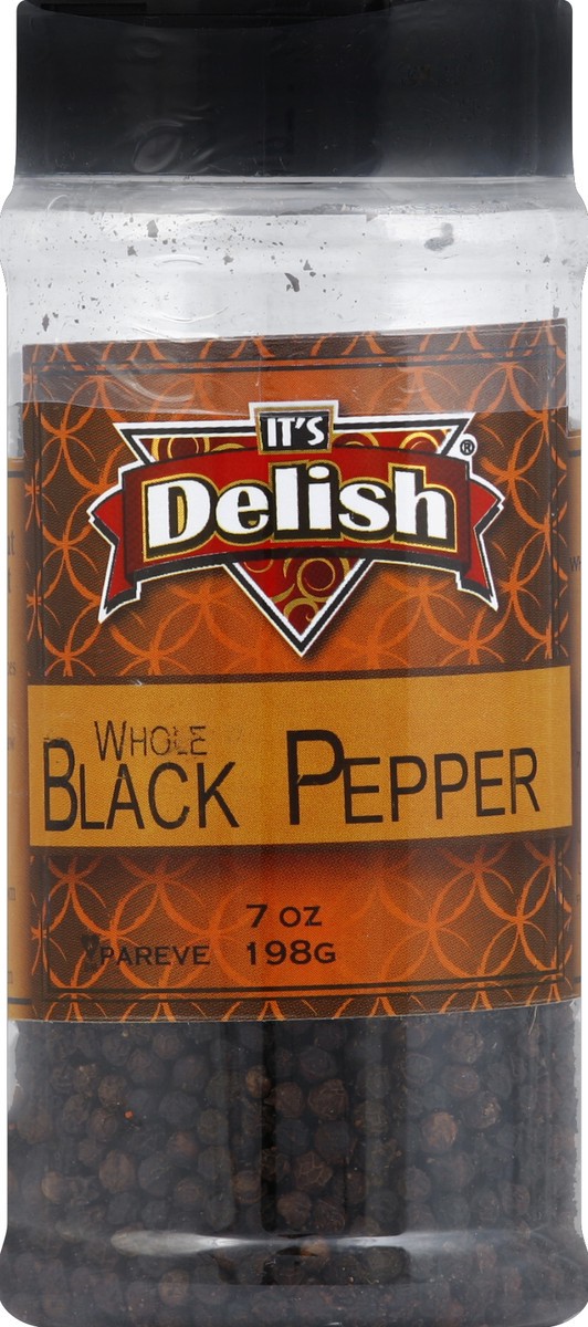 slide 3 of 3, It's Delish Black Pepper - 7 oz, 7 oz