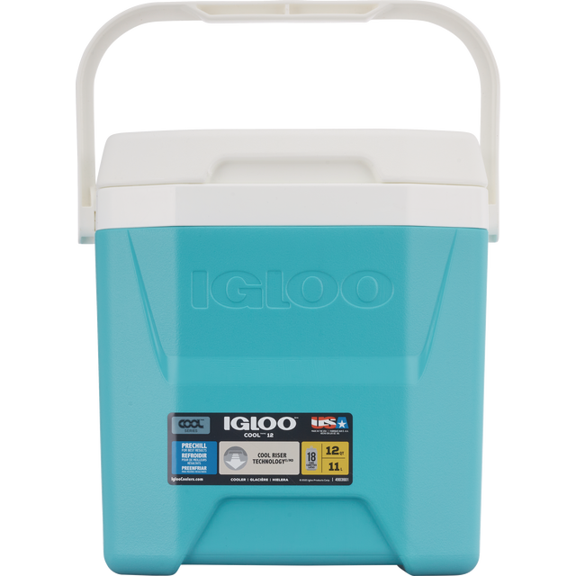 slide 1 of 1, Igloo Cool, Aqua Teal, 12 Qt, 1 ct
