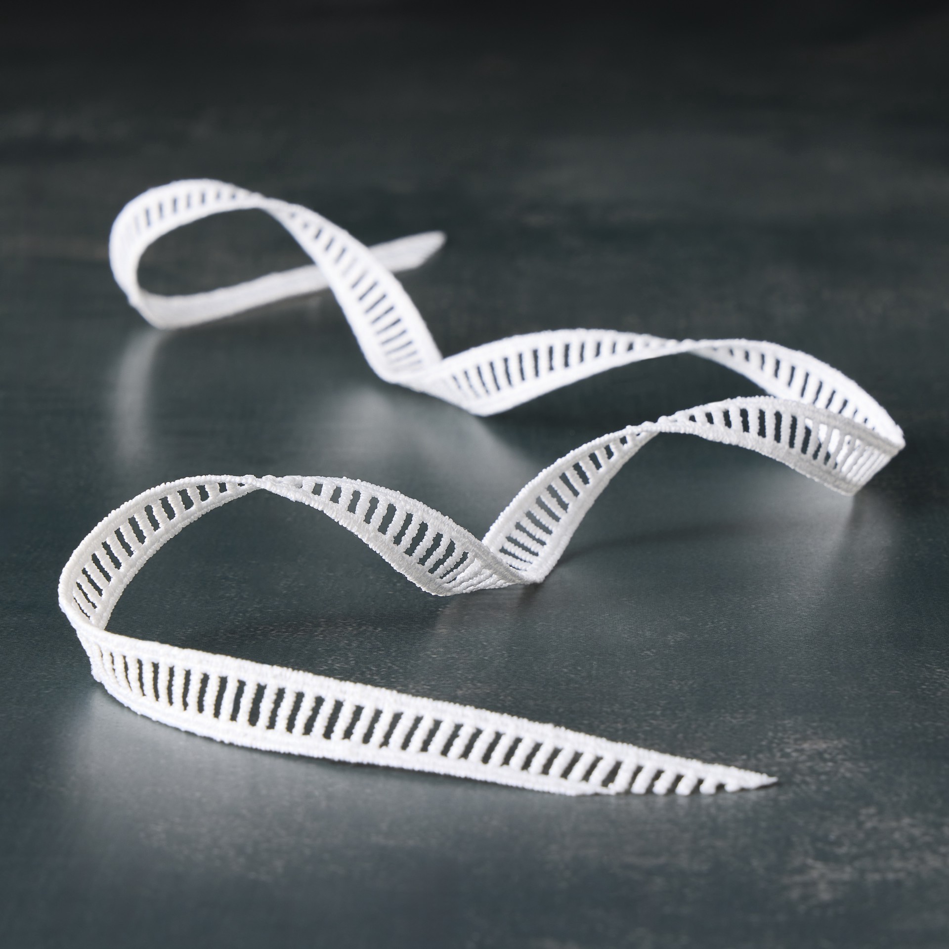 slide 2 of 2, 12mm X 3yd. White Trim Ribbon By Celebrate It Classic, 12mm