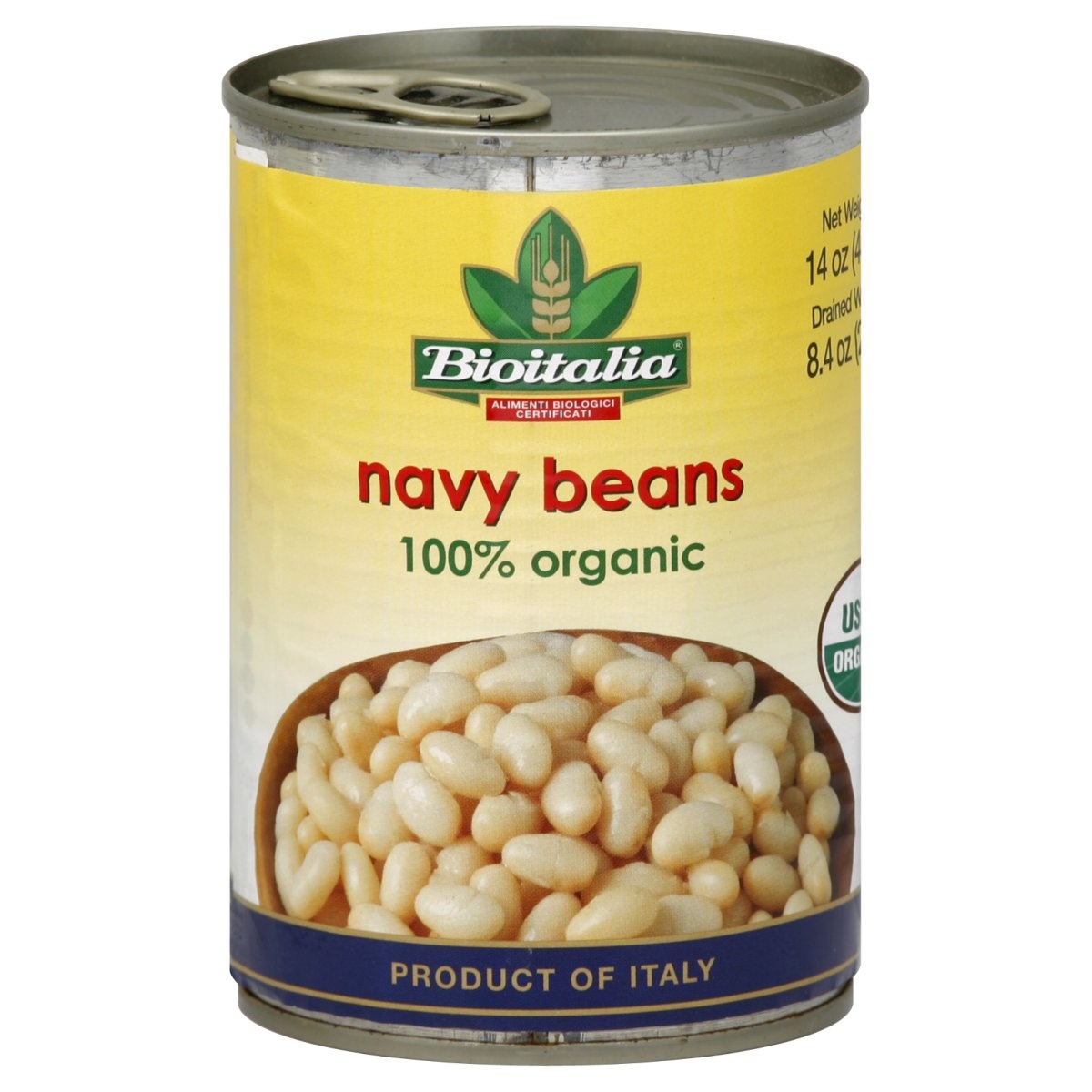 slide 1 of 1, BioItalia Organic Navy Beans, 14 oz