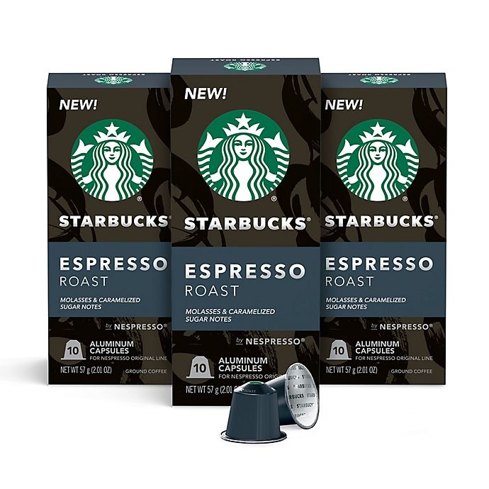 slide 1 of 9, Starbucks by Nespresso Espresso Roast Capsules, 30 ct