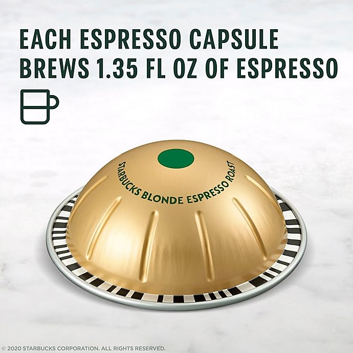 slide 4 of 7, Starbucks by Nespresso Vertuo Line Blonde Espresso Capsules, 30 ct