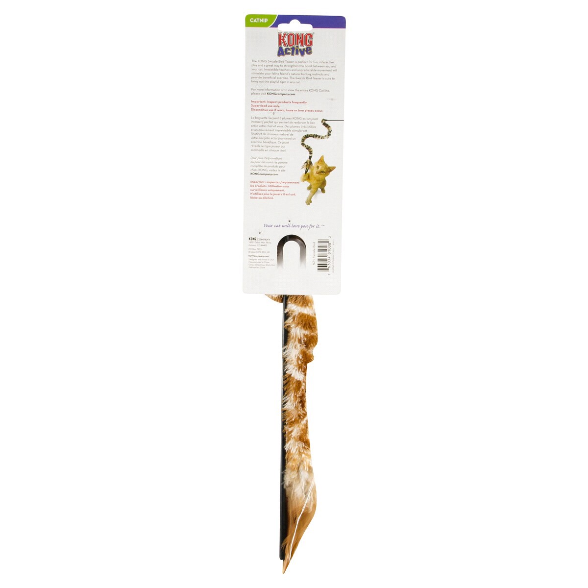 slide 2 of 2, Kong Active Catnip Swizzle Bird Cat Toy, 1 ct