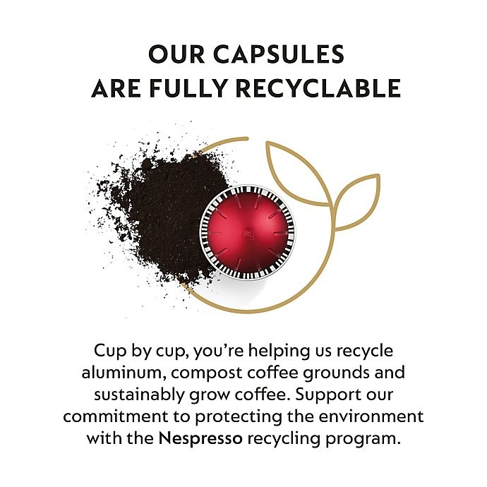 slide 6 of 6, Nespresso VertuoLine Decaffeinato Coffee Capsules, 40 ct