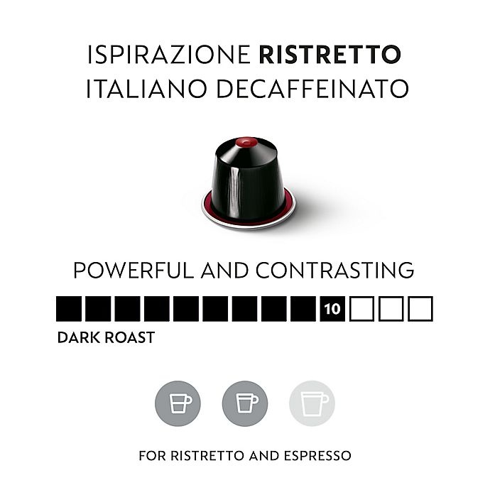 slide 2 of 7, Nespresso OriginalLine Ispirazione Ristretto Decaffeinato Italiano Espresso Capsules, 50 ct