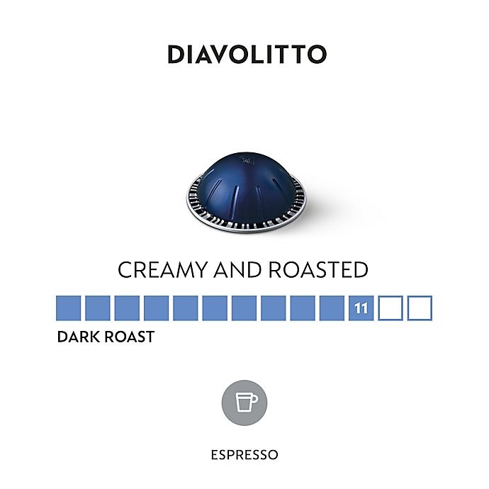 slide 2 of 6, Nespresso VertuoLine Diavolitto Espresso Capsules, 40 ct