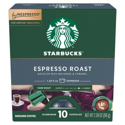 STARBUCKS by Nespresso Vertuo Line Espresso Roast - 10 ct