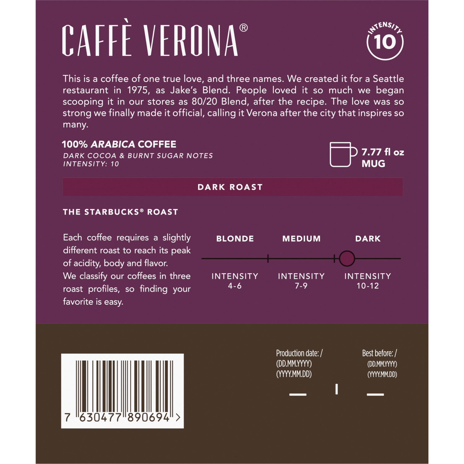slide 2 of 3, Starbucks Nespresso Vertuo Verona 8Ct, 8 ct