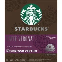 Starbucks Nespresso Vertuo Verona 8Ct