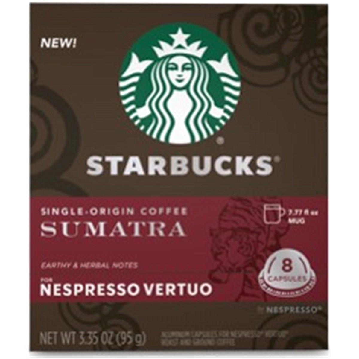 slide 1 of 2, STARBUCKS by Nespresso Vertuo Line Single Origin Sumatra - 8 ct, 8 ct