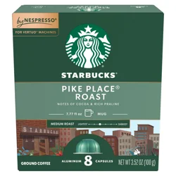 STARBUCKS by Nespresso Vertuo Line Pike Place Roast 8ct