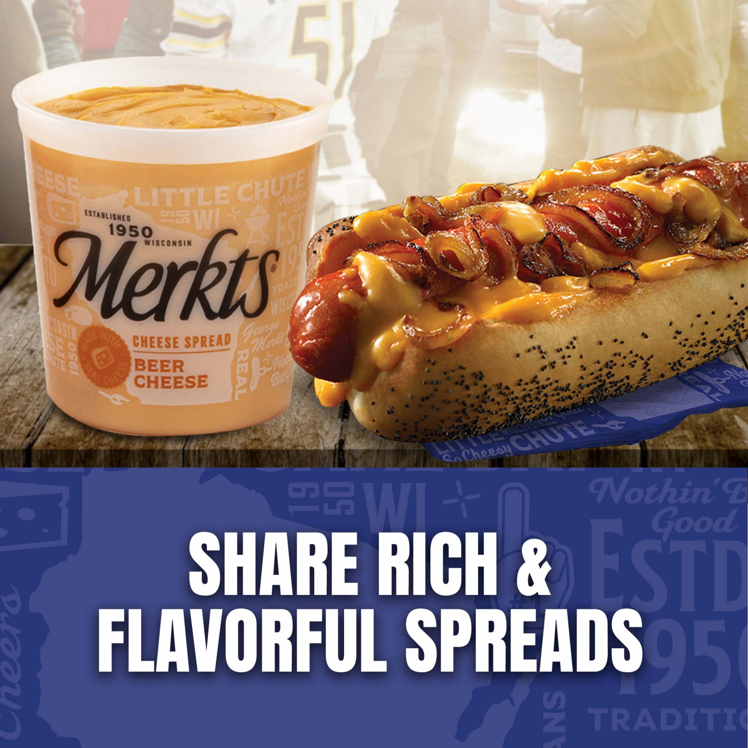 slide 3 of 8, MERKTS Port Wine Cheese Spread, 12.9 oz