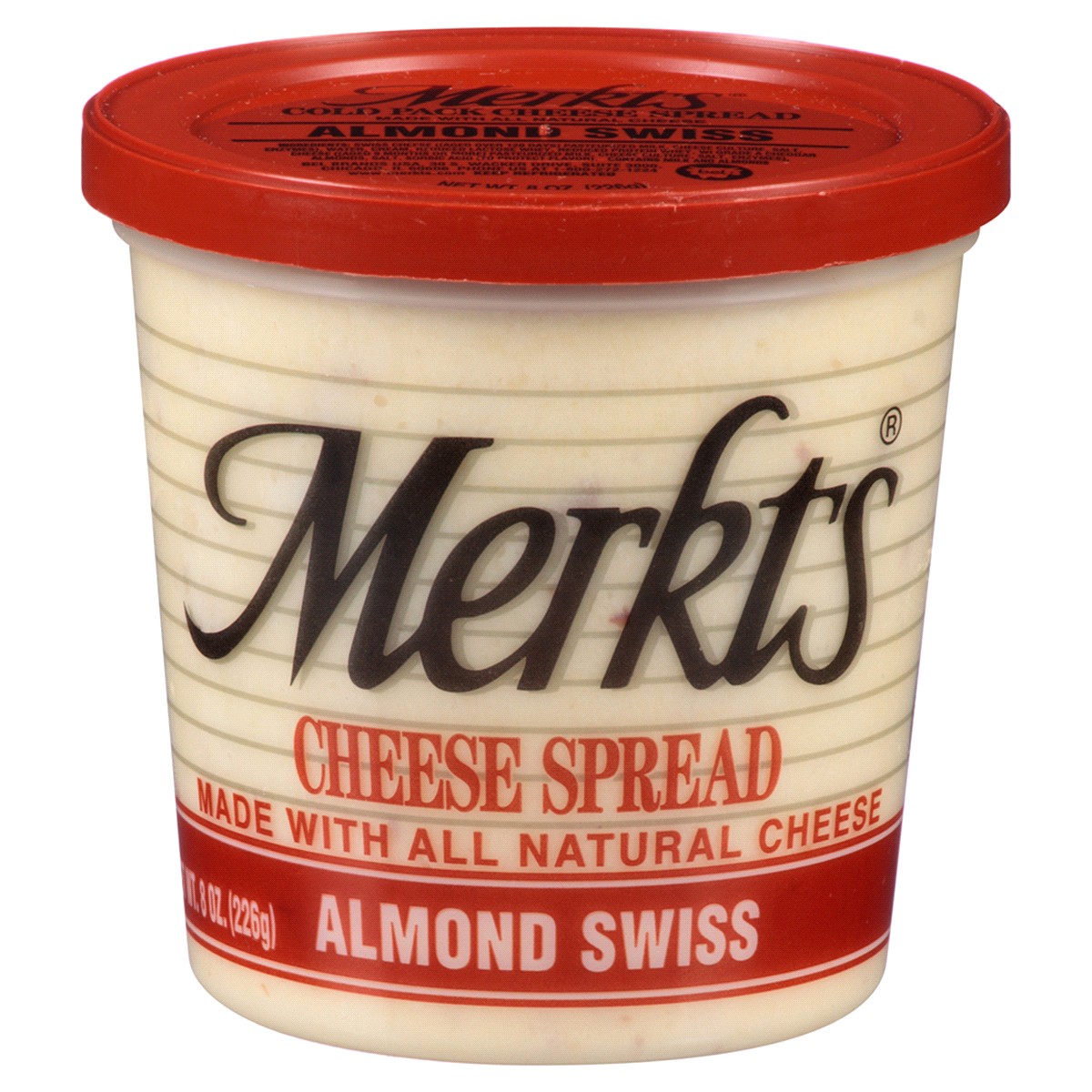 slide 1 of 1, Merkts Cheese Spread, Almond Swiss, 8 oz