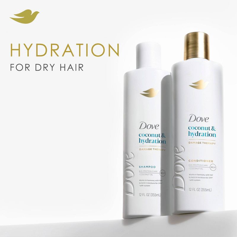 slide 3 of 12, Dove Beauty Coconut & Hydration Shampoo & Conditioner Set - 12 fl oz/ 2ct, 12 fl oz, 2 ct