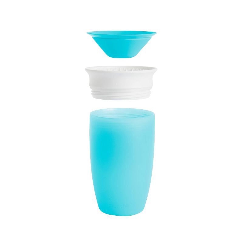 slide 4 of 5, Munchkin Miracle 360° Sippy Cup - 20oz - 2pk - Green/Blue, 2 ct; 20 oz