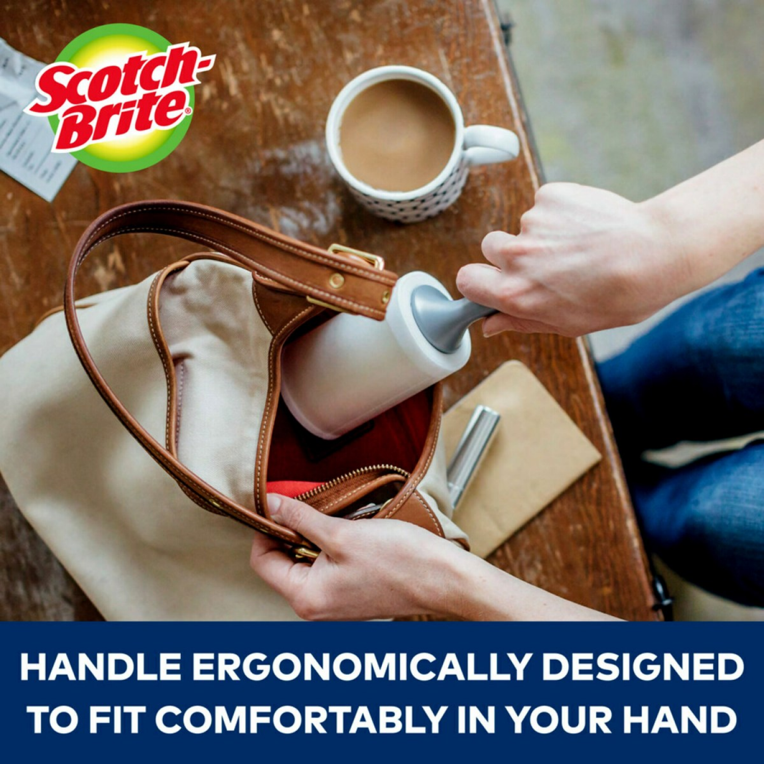 slide 4 of 6, Scotch-Brite Extreme Clean Lint Roller Twin Pack, 2 ct