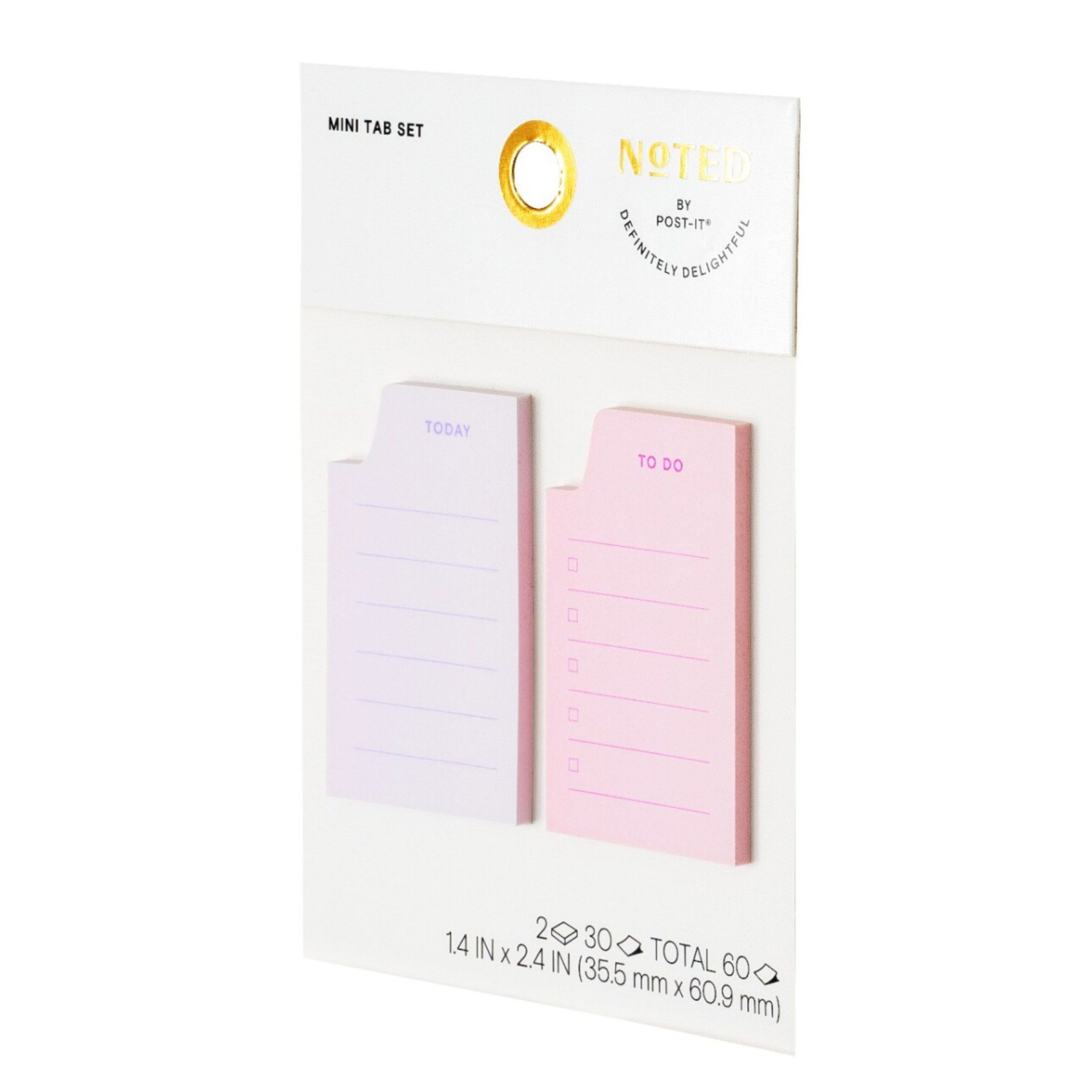 slide 2 of 3, 3M Post It Mini Tab Set Ntde 12-1, 1 ct