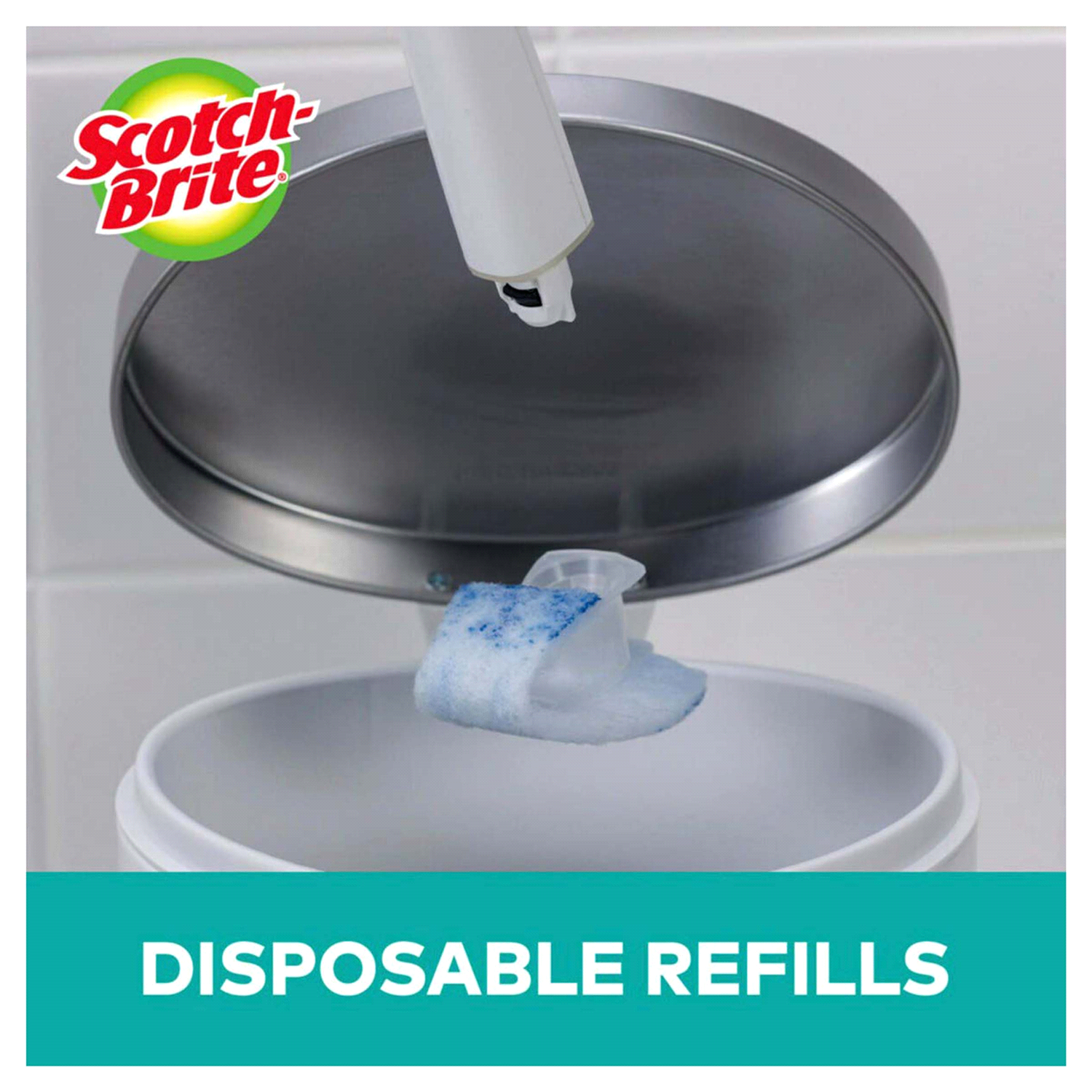 slide 5 of 5, Scotch-Brite Refills Disposable Toilet Scrubber 10 ea, 10 ct