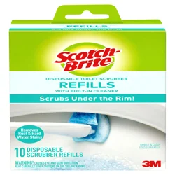 Scotch-Brite Refills Disposable Toilet Scrubber 10 ea