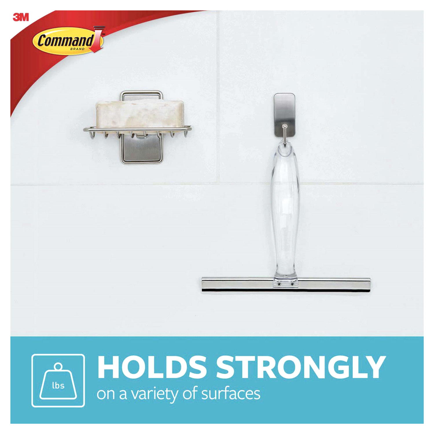 slide 2 of 5, Command Hook & Squeegee 1 ea, 1 ct