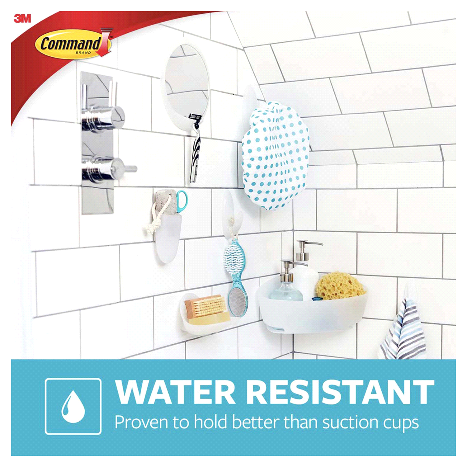 slide 3 of 5, Command Large Towel Hooks, 3 ct