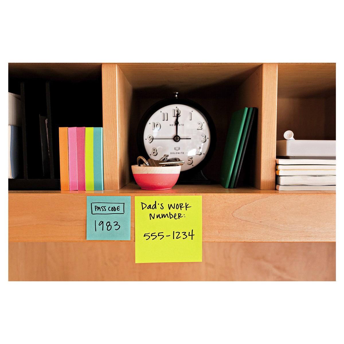 slide 2 of 4, 3M Post-it Super Sticky Notes, Assorted Sizes, Miami Collection, Lined, 15 Pads/Pack /Pad, 1 ct