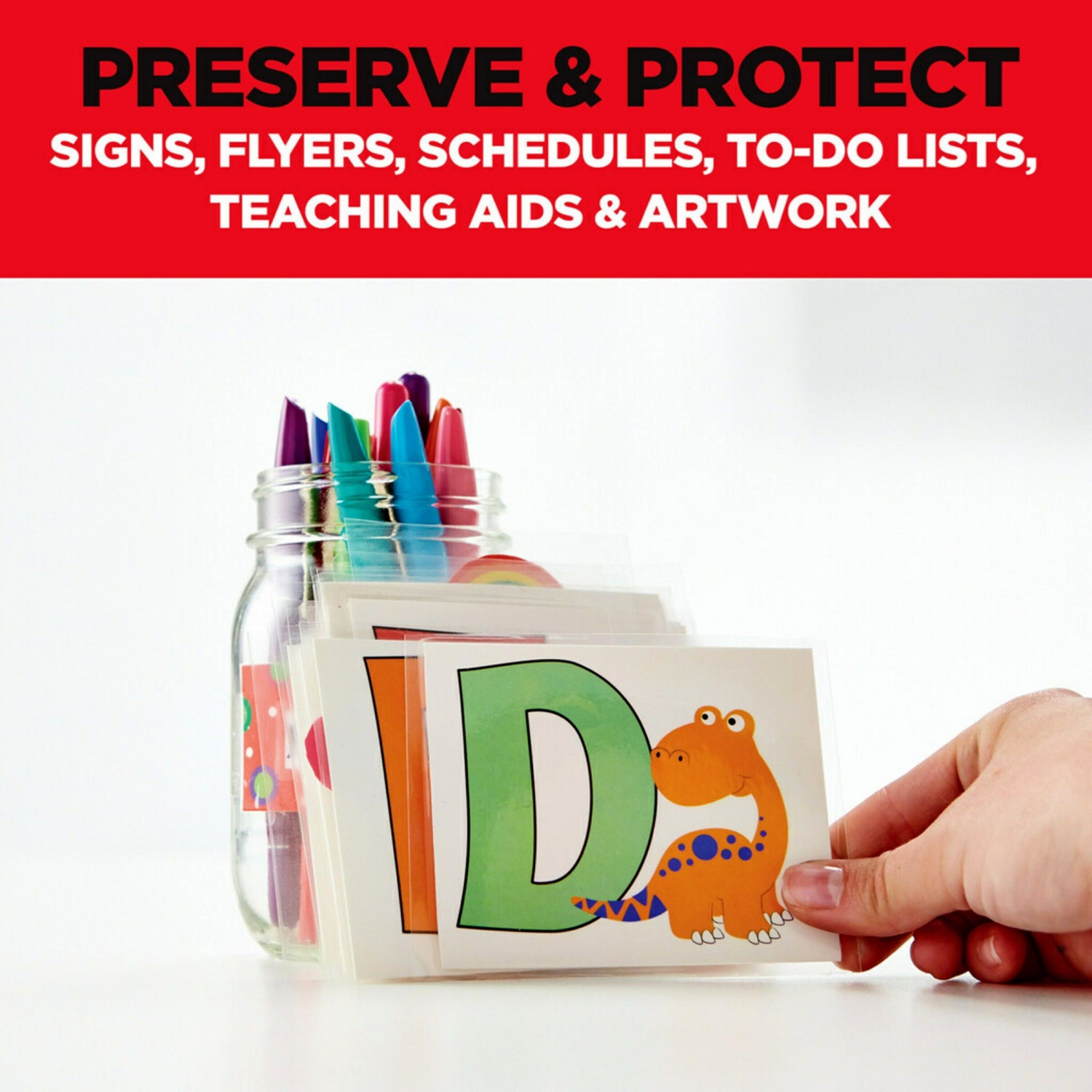 slide 4 of 4, 3M Scotch Craft Laminating Sheets TP-3854-CFT, 1 ct