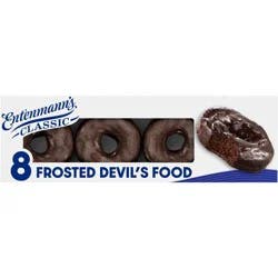 Entenmann's Frosted Devil's Food Donuts, 8 count, 16 oz Box