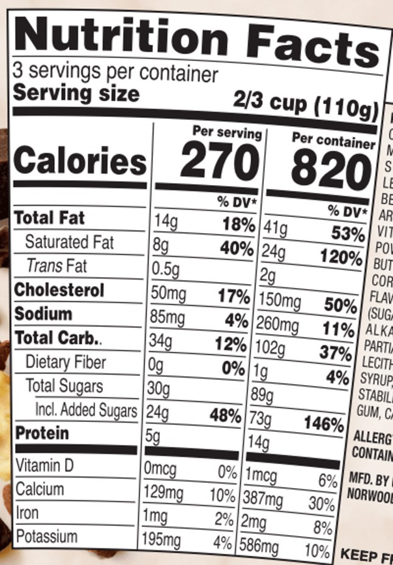 slide 3 of 3, Homemade Brand Chocolate Chip Cookie Dough Ice Cream, 16 oz