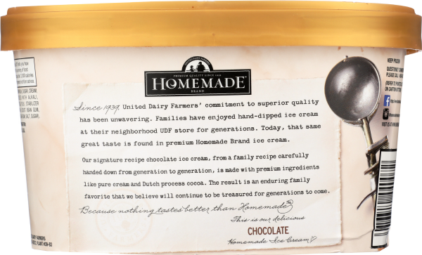slide 5 of 9, Homemade Brand Chocolate Ice Cream, 48 oz