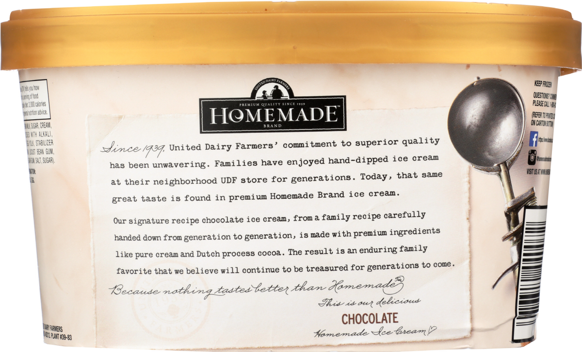 slide 3 of 9, Homemade Brand Chocolate Ice Cream, 48 oz