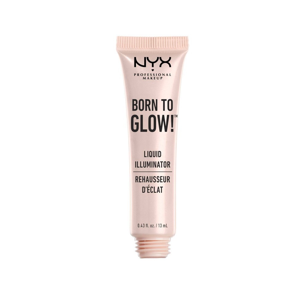 slide 2 of 3, NYX Professional Makeup Born to Glow Liquid Illuminator - Sunbeam, 0.43 fl oz