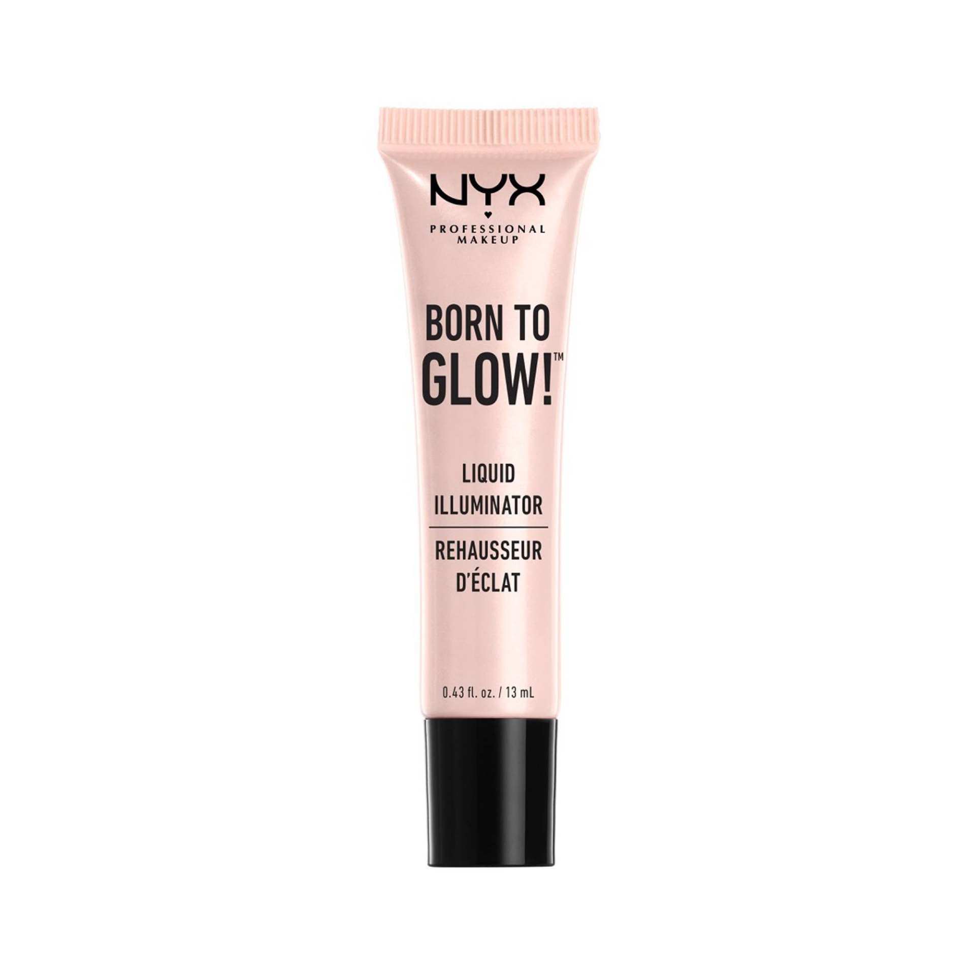 slide 1 of 3, NYX Professional Makeup Born to Glow Liquid Illuminator - Sunbeam, 0.43 fl oz