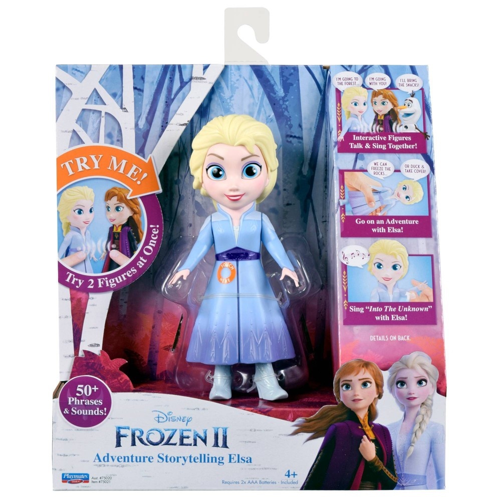 slide 2 of 4, Disney Frozen Interactive Figure Elsa, 1 ct