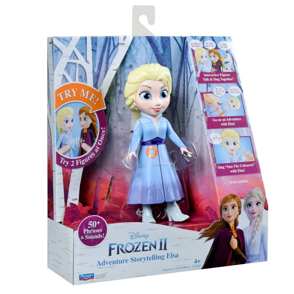 slide 3 of 4, Disney Frozen Interactive Figure Elsa, 1 ct