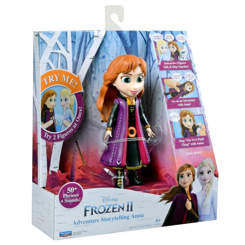 slide 3 of 4, Disney Frozen Interactive Figure Anna, 1 ct