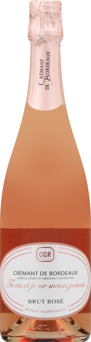 slide 6 of 9, Chevalier Du Grand Robert Cremant Brut Rose Wine, 750 ml