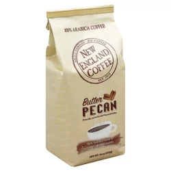 New England Coffee Medium Roast Butter Pecan Ground, Bag - 11 oz