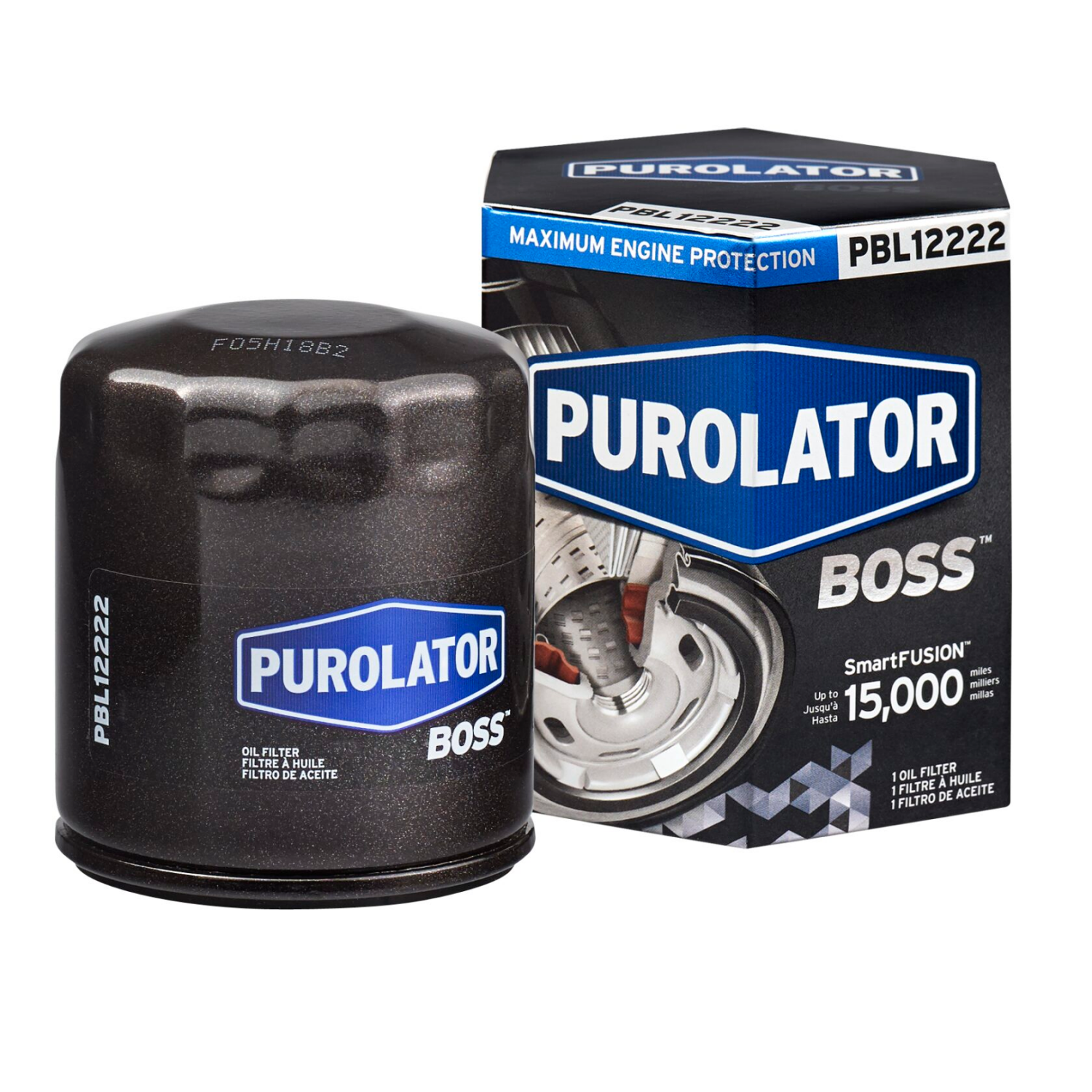 slide 1 of 2, Purolator Pbl12222 Purolatorboss Maximum Engine Protection Oil Filter, 1 ct