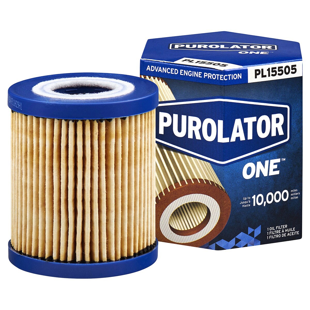 slide 1 of 1, Purolator Pl15505 Purolatorone Advanced Engine Protection Oil Filter, 1 ct