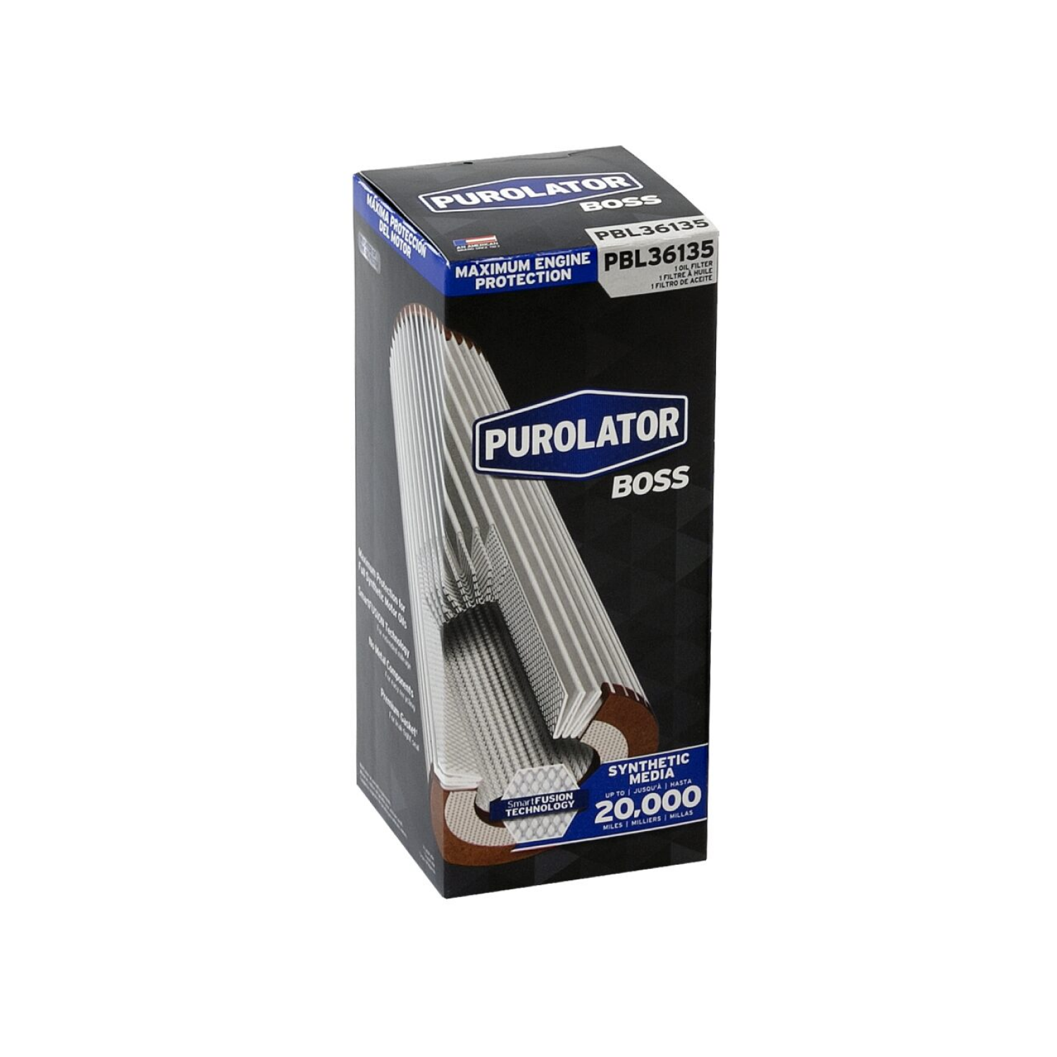 slide 3 of 3, Purolator PBL36135 PurolatorBOSS Maximum Engine Protection Oil Filter, 1 ct
