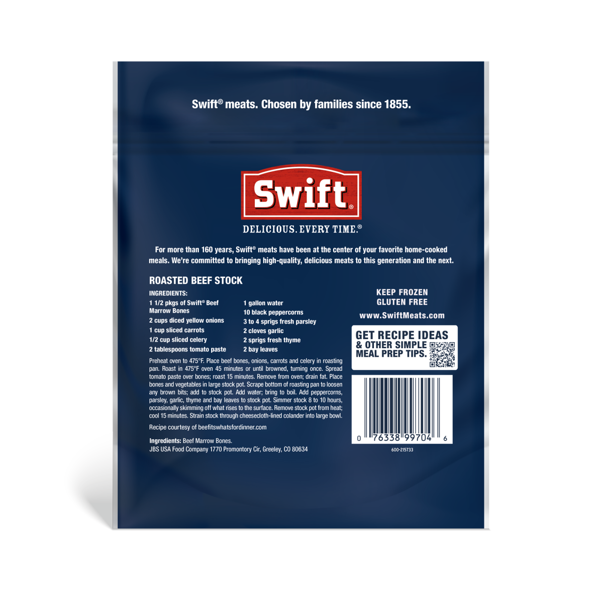 slide 3 of 6, Swift Beef Marrow Bones, 1 ct