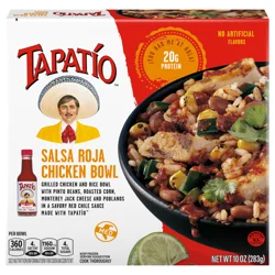 Tapatío™ Salsa Roja Chicken Bowl with Tapatio Hot Sauce, Frozen Mexican Food, Protein Frozen Dish, 10 oz