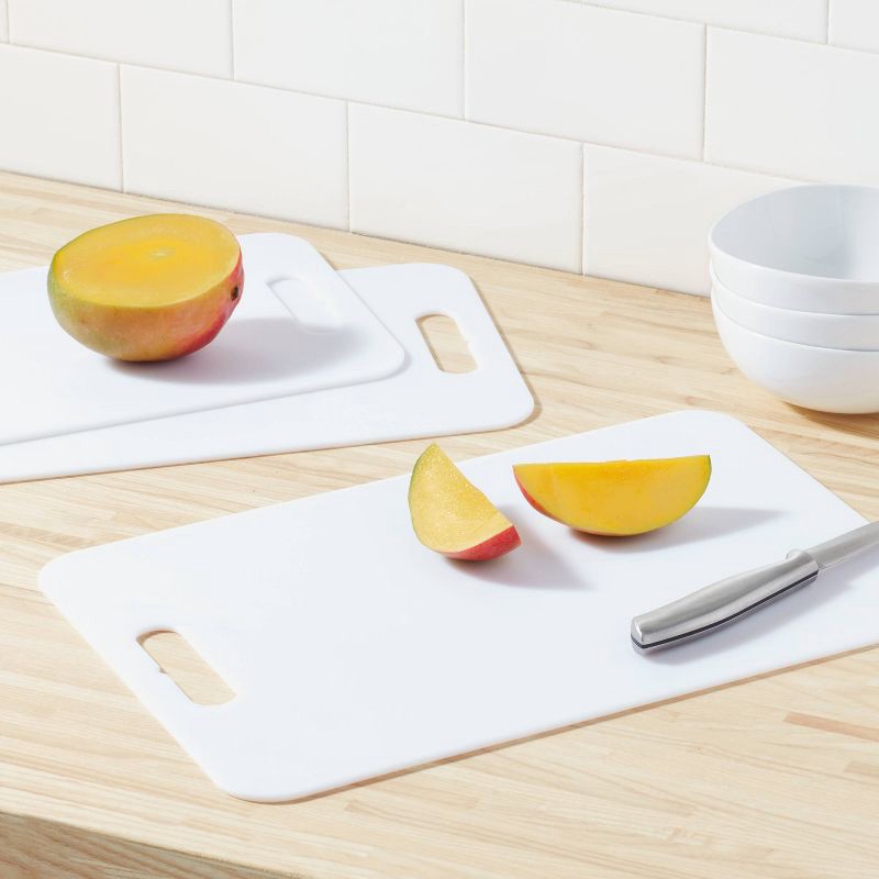 1/2 White Poly Cutting Board