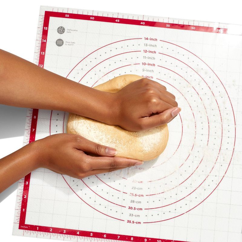 slide 2 of 3, OXO 17.5"x24.5" Silicone Pastry Mat, 1 ct