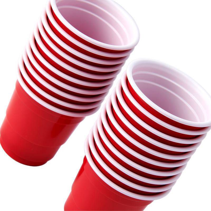 slide 5 of 7, Houdini 20pk Disposable Shot Glasses: Red Plastic Shot Cups, 2oz Capacity, 20 ct, 2 oz