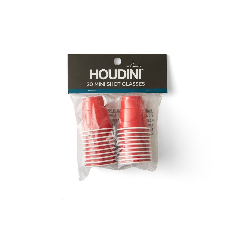 slide 1 of 4, Houdini 20pk Disposable Shot Glasses, 20 ct